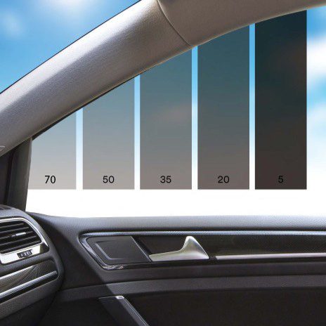 Folia do przyciemniania szyb Dyed Black 05%