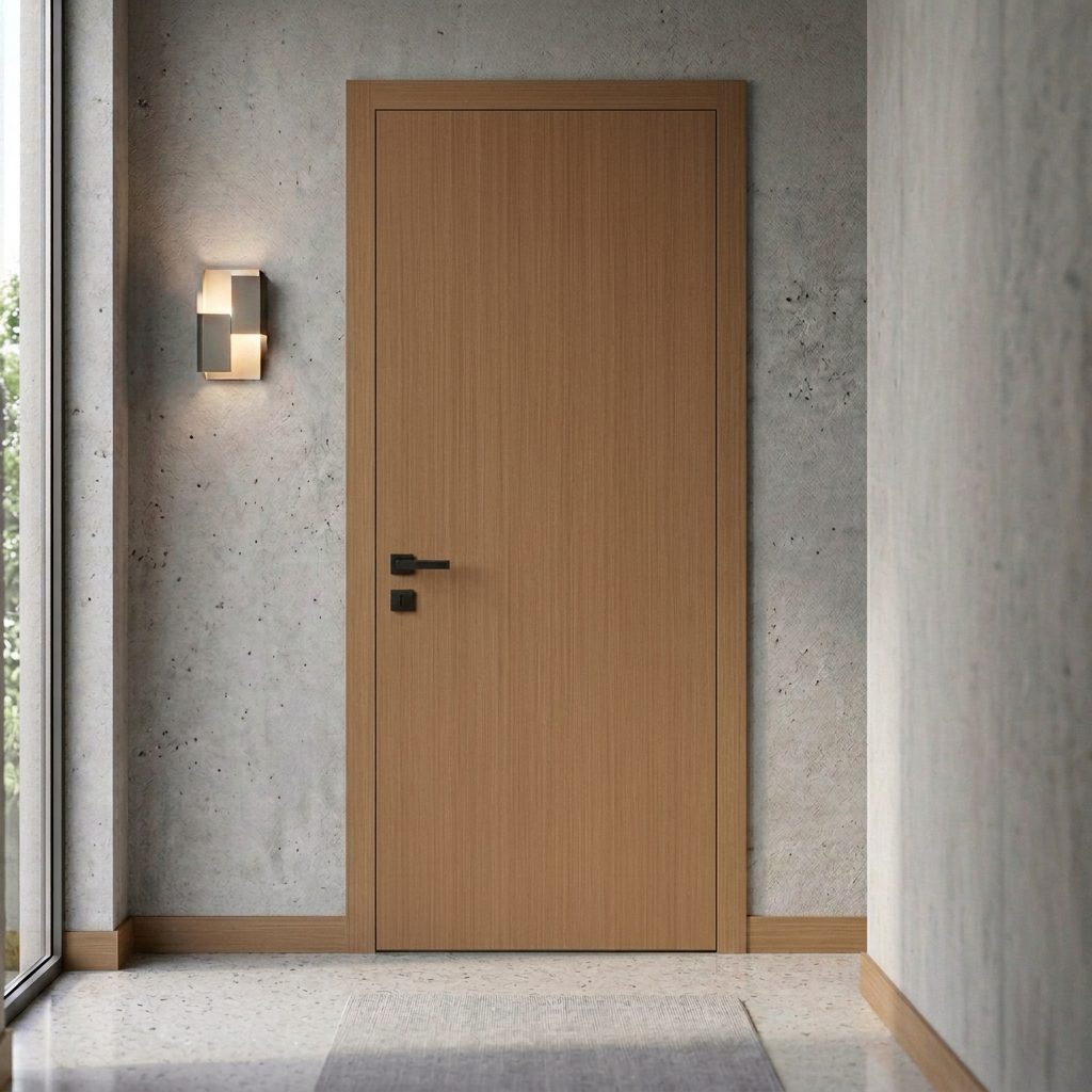 Miodowo-brązowy laminat architektoniczny ES-581 sosna edge grain o liniowym usłojeniu