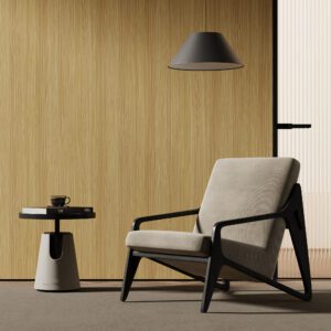 Miodowo-złoty laminat architektoniczny ES-533 jesion edge grain o liniowym usłojeniu